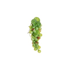 Lot de 12 - Grappe artificielle de raisins ronds X50, 18 cm - vert 