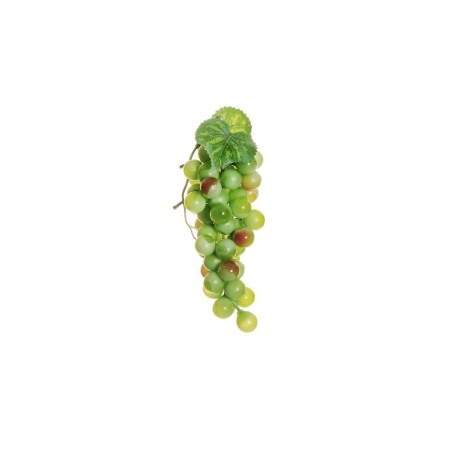 Lot de 12 - Grappe artificielle de raisins ronds X50, 18 cm - vert 