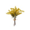 Lot de 12 - Bouquet artificiel de mimosa X5, 42 cm - jaune 