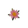 Lot de 24 - Fleur de lotus flottante artificielle, D. 16 cm - rose 