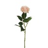 Lot de 24 - Rose Equateur artificielle, 65 cm - pêche 