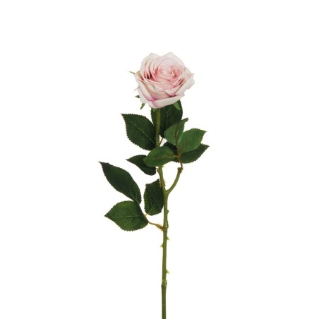 Lot de 24 - Rose Equateur artificielle, 65 cm - crème rose 