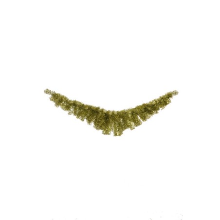 Lot de 6 - Guirlande artificielle de pin doré, 120 cm - or 