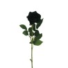 Lot de 24 - Rose Equateur artificielle, 65 cm - noir 