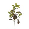 Lot de 12 - Tige artificielle de croton X4, 84 cm - mix or jaune 