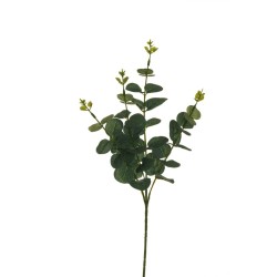 Lot de 36 - Tige artificielle d'eucalyptus X4, 62 cm - vert 