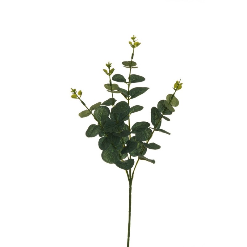 Lot de 36 - Tige artificielle d'eucalyptus X4, 62 cm - vert 