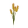 Lot de 24 - Branche artificielle de pampa X4, 135 cm - jaune orange 