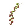 Lot de 12 - Branche artificielle de fleurs de pommier toucher réel, 150 cm - violet clair 