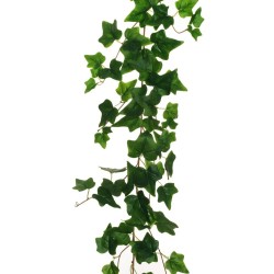 Lot de 12 - Guirlande artificielle de lierre, 170 cm - vert 