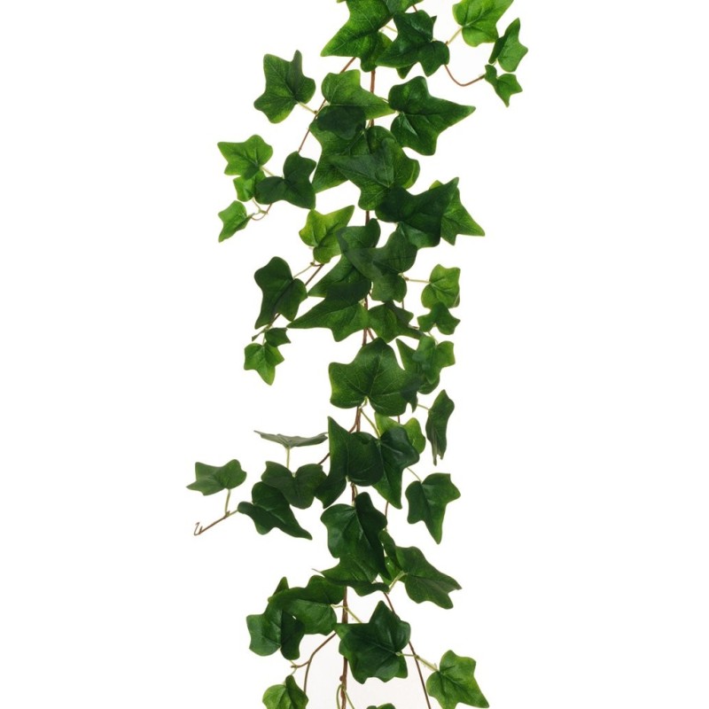 Lot de 12 - Guirlande artificielle de lierre, 170 cm - vert 