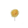 Lot de 36 - Tête artificielle de pivoine, D. 14 cm - jaune clair 