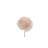 Lot de 36 - Tête artificielle de pivoine, D. 14 cm - rose clair crème 