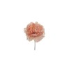 Lot de 36 - Tête artificielle de pivoine, D. 14 cm - rose ancien 