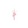 Lot de 144 - Pic artificiel de fleurs de pêcher, 17 cm - rose 