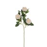 Lot de 24 - Tige artificielle de rose Lady X3, 69 cm - crème 