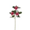 Lot de 24 - Tige artificielle de rose Lady X3, 69 cm - fuchsia 