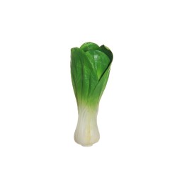 Lot de 20 - Tête artificielle de chou chinois, 24 cm - vert blanc 