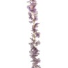 Lot de 24 - Guirlande artificielle de glycine, 200 cm - lavande 