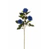 Lot de 24 - Tige artificielle de rose Lady X3, 69 cm - bleu 
