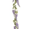 Lot de 6 - Guirlande artificielle de glycine X7, 187 cm - lavande 
