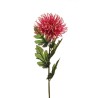 Lot de 36 - Chrysanthème araignée artificiel, 80 cm - fuchsia pêche 