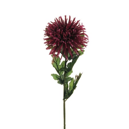 Lot de 36 - Chrysanthème araignée artificiel, 80 cm - violet fuchsia 