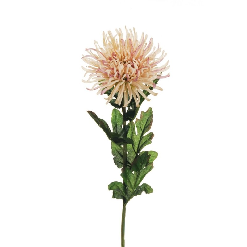 Lot de 36 - Chrysanthème araignée artificiel, 80 cm - pêche violet 