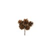 Lot de 48 - Bouquet pic artificiel de pommes de pin X6, 13 cm - marron 