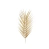 Lot de 48 - Feuille artificielle de palmier areca métallisée pailleteuse, 45 cm - or 