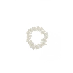 Lot de 48 - Couronne de bougie artificielle de baies, D. 11 cm - blanc 