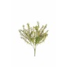 Lot de 24 - Buisson artificiel de romarin X5 avec fleurs, 38 cm - violet 