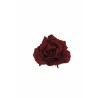 Lot de 48 - Tête artificielle de rose Queen, D. 12 cm - bordeaux 