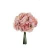 Lot de 12 - Bouquet artificiel de pivoines X6, 29 cm - mauve clair 
