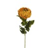 Lot de 12 - Chrysanthème Snowdon artificiel, 76 cm - moutarde vert 