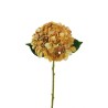 Lot de 12 - Hortensia artificiel Juliette, 50 cm - jaune d'automne 