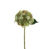Lot de 12 - Hortensia artificiel Juliette, 50 cm - vert violet 