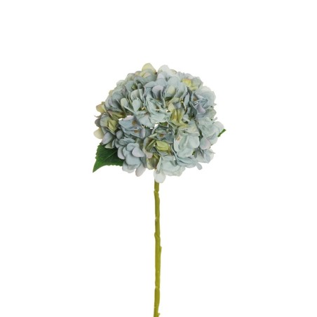 Lot de 12 - Hortensia artificiel Juliette, 50 cm - bleu clair d'automne 