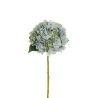 Lot de 12 - Hortensia artificiel Juliette, 50 cm - bleu clair d'automne 