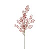 Lot de 24 - Tige artificielle de baies, 56 cm - rouge 