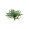 Lot de 12 - Buisson artificiel d'areca X14, 48 cm - vert gris rose 