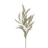 Lot de 24 - Tige artificielle de cyprès floquée X3, 80 cm - vert violet clair 