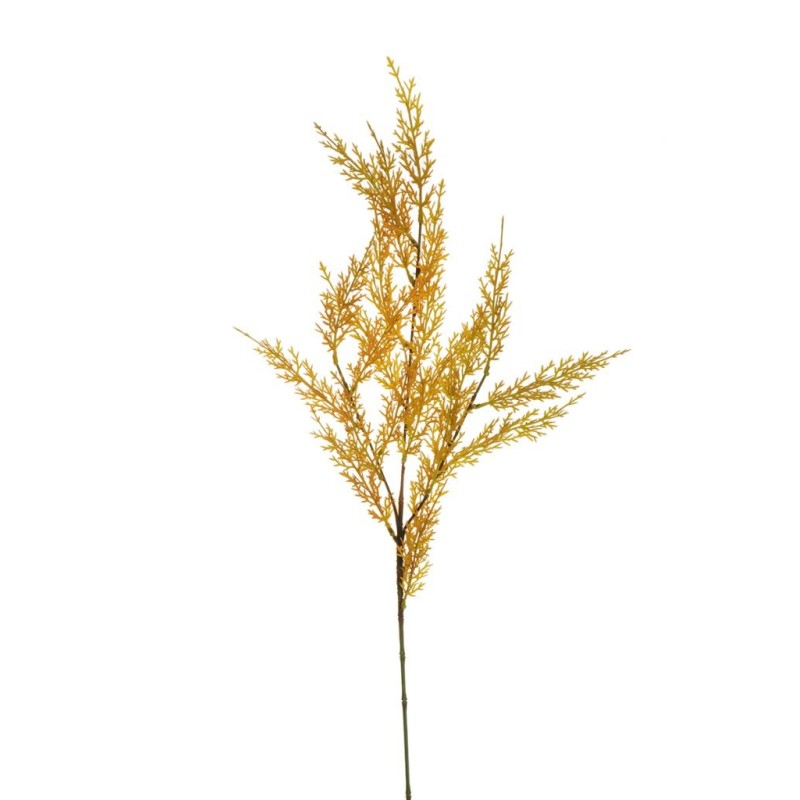 Lot de 24 - Tige artificielle de cyprès X3, 80 cm - marron clair vert 