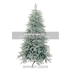 Sapin de Noël artificiel Palla Bianca enneigé, 150 cm - blanc 