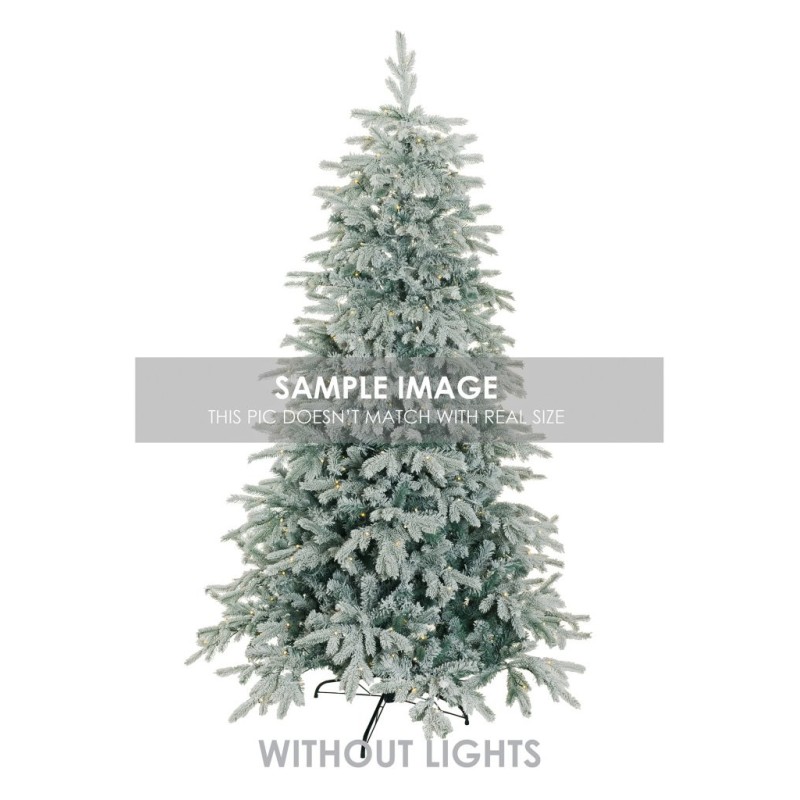 Sapin de Noël artificiel Palla Bianca enneigé, 150 cm - blanc 