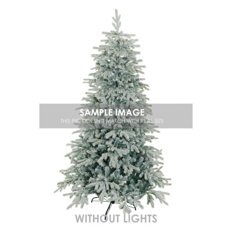 Sapin de Noël artificiel Palla Bianca enneigé, 150 cm - blanc 