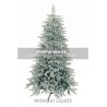 Sapin de Noël artificiel Palla Bianca enneigé, 240 cm - blanc 