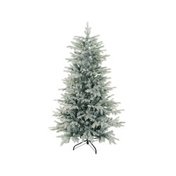 Sapin de Noël artificiel Palla Bianca enneigé lumineux 330 LED, 180 cm - blanc 