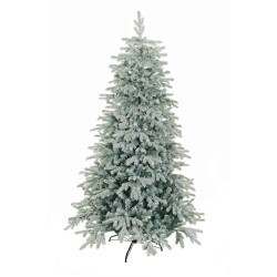 Sapin de Noël artificiel Palla Bianca enneigé lumineux 410 LED, 210 cm - blanc 
