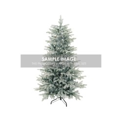 Sapin de Noël artificiel Palla Bianca enneigé lumineux 680 LED, 270 cm - blanc 